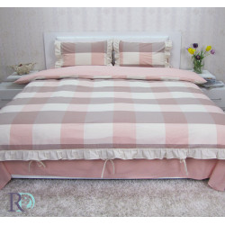 Комплект спално бельо Праскова  ЕСТЕСТВЕН ЛЕН